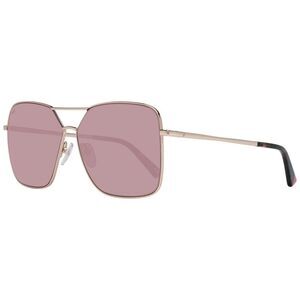 Web Rose Gold Metal Women's Sunglasses